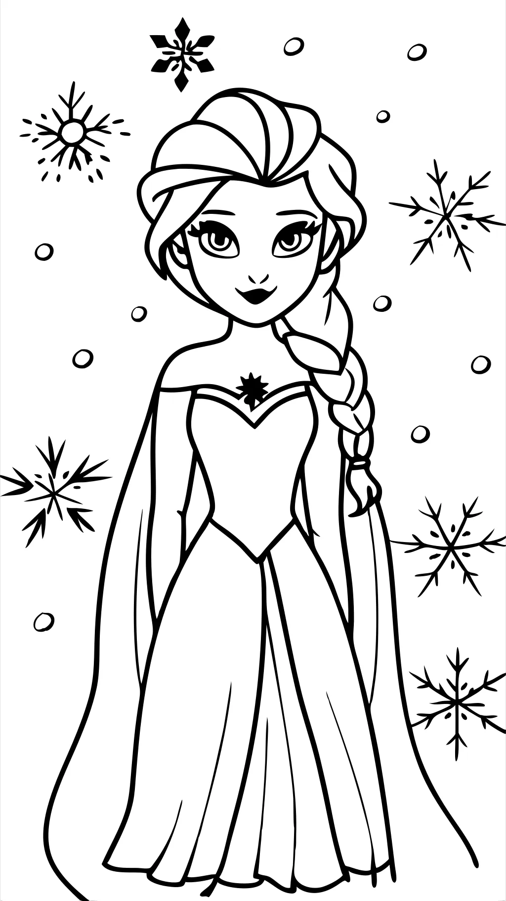 coloriages imprimables elsa